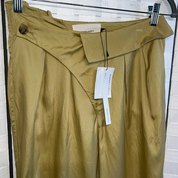 WNDERKAMMER Women’s Unbalance Tuck Trousers Size Small Contemporary - Picture 3 of 16